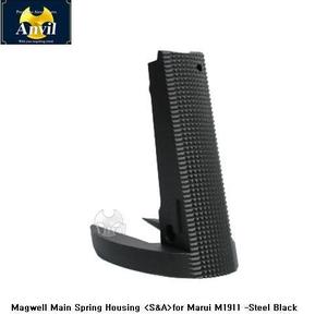 Anvil S&amp;A Type Magwell Main Spring Housing -Steel Black